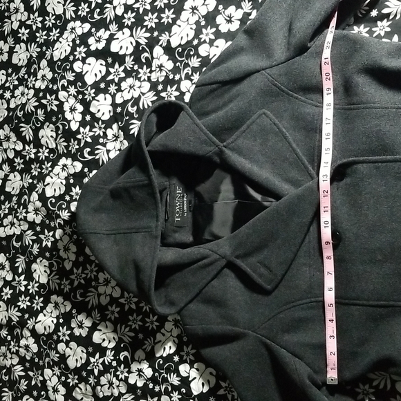 London Fog Hooded Peacoat - Picture 5 of 11